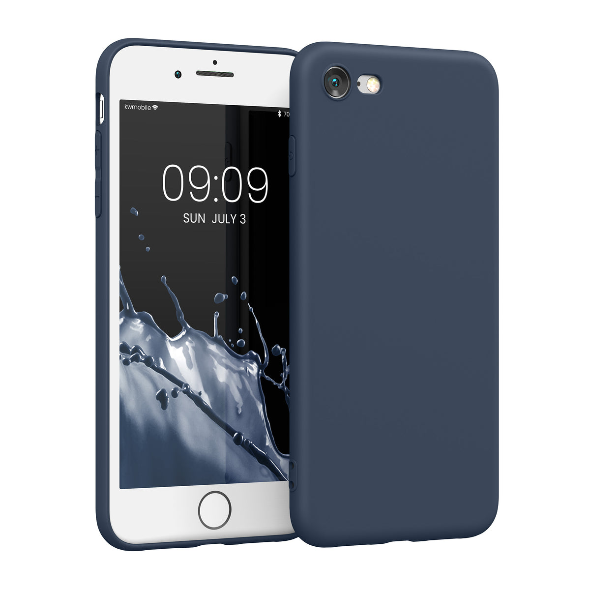 kwmobile Handyhülle für Apple iPhone SE (2022) / SE (2020) / 8 / 7 Hülle - weiches Handy Silikon Case - Schutzhülle Cover