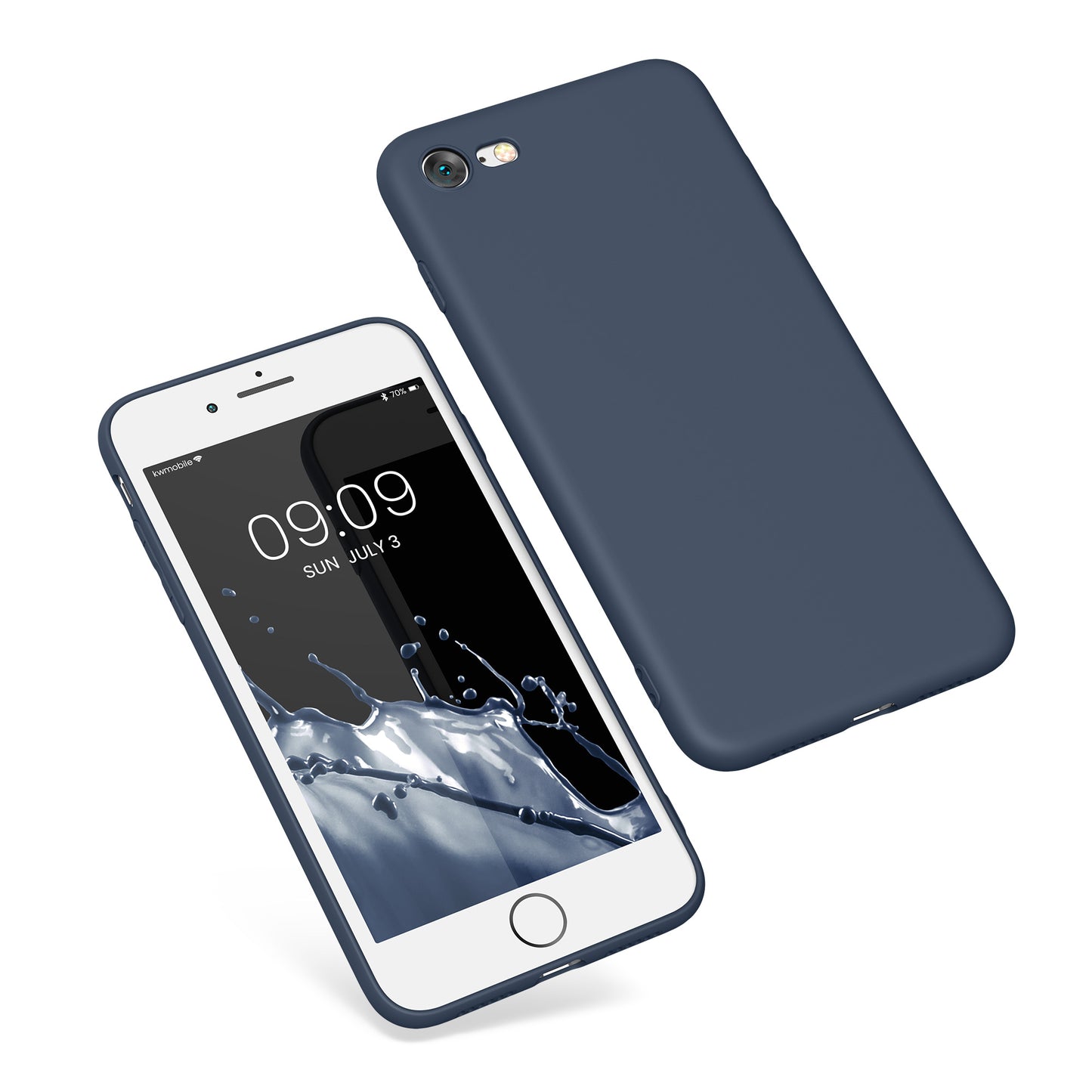 kwmobile Handyhülle für Apple iPhone SE (2022) / SE (2020) / 8 / 7 Hülle - weiches Handy Silikon Case - Schutzhülle Cover