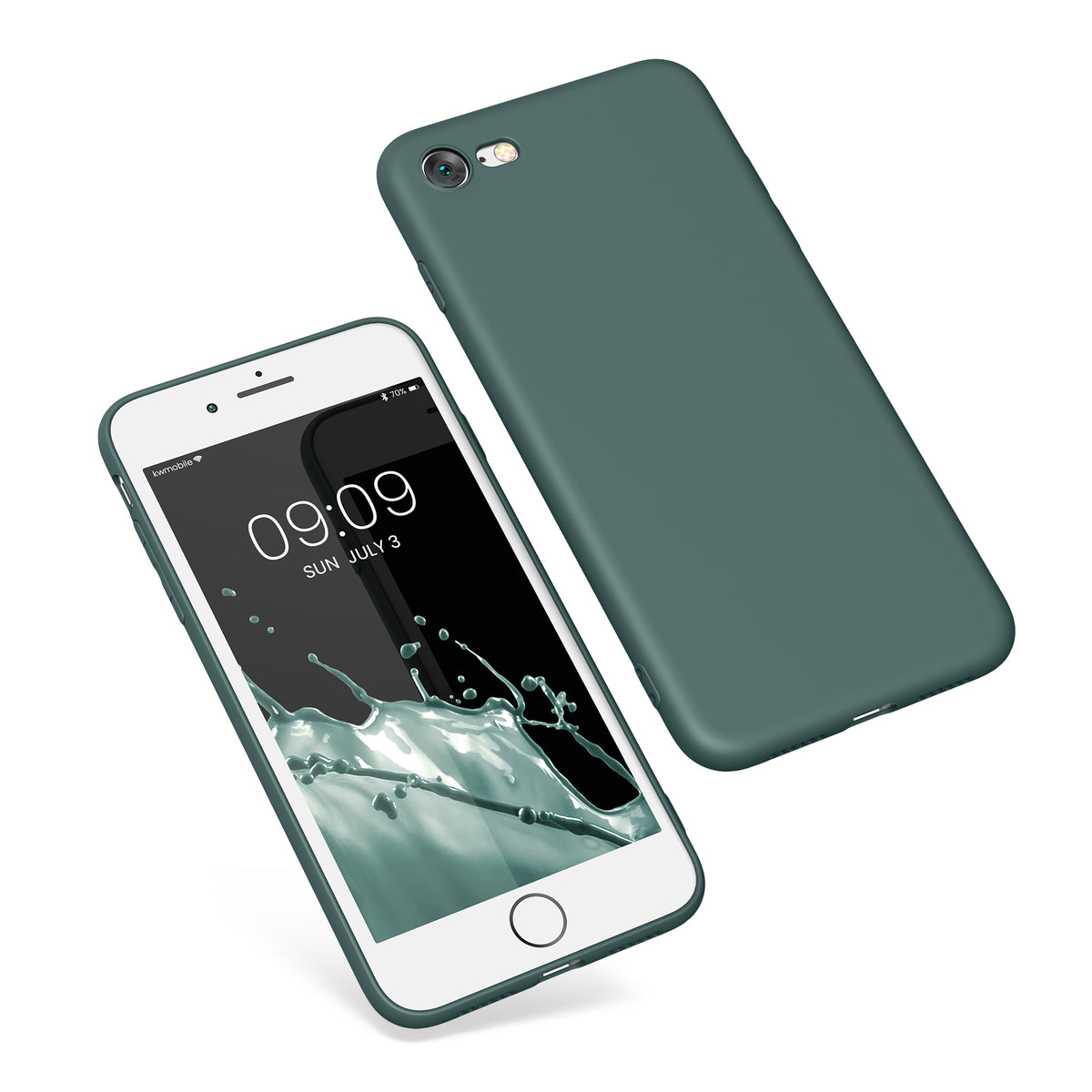 kwmobile Handyhülle für Apple iPhone SE (2022) / SE (2020) / 8 / 7 Hülle - weiches Handy Silikon Case - Schutzhülle Cover