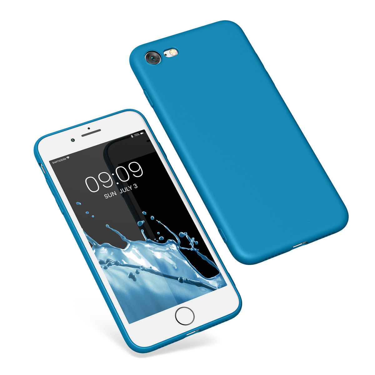 kwmobile Handyhülle für Apple iPhone SE (2022) / SE (2020) / 8 / 7 Hülle - weiches Handy Silikon Case - Schutzhülle Cover