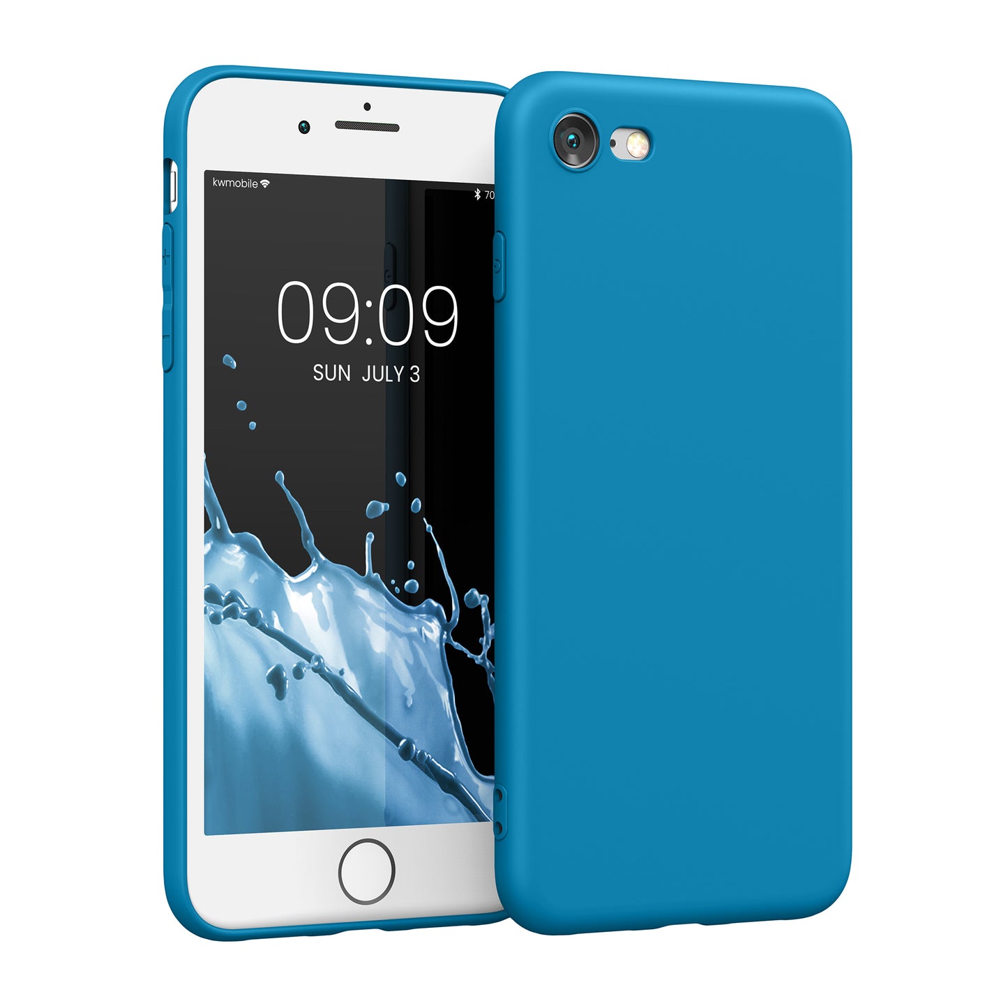 kwmobile Handyhülle für Apple iPhone SE (2022) / SE (2020) / 8 / 7 Hülle - weiches Handy Silikon Case - Schutzhülle Cover