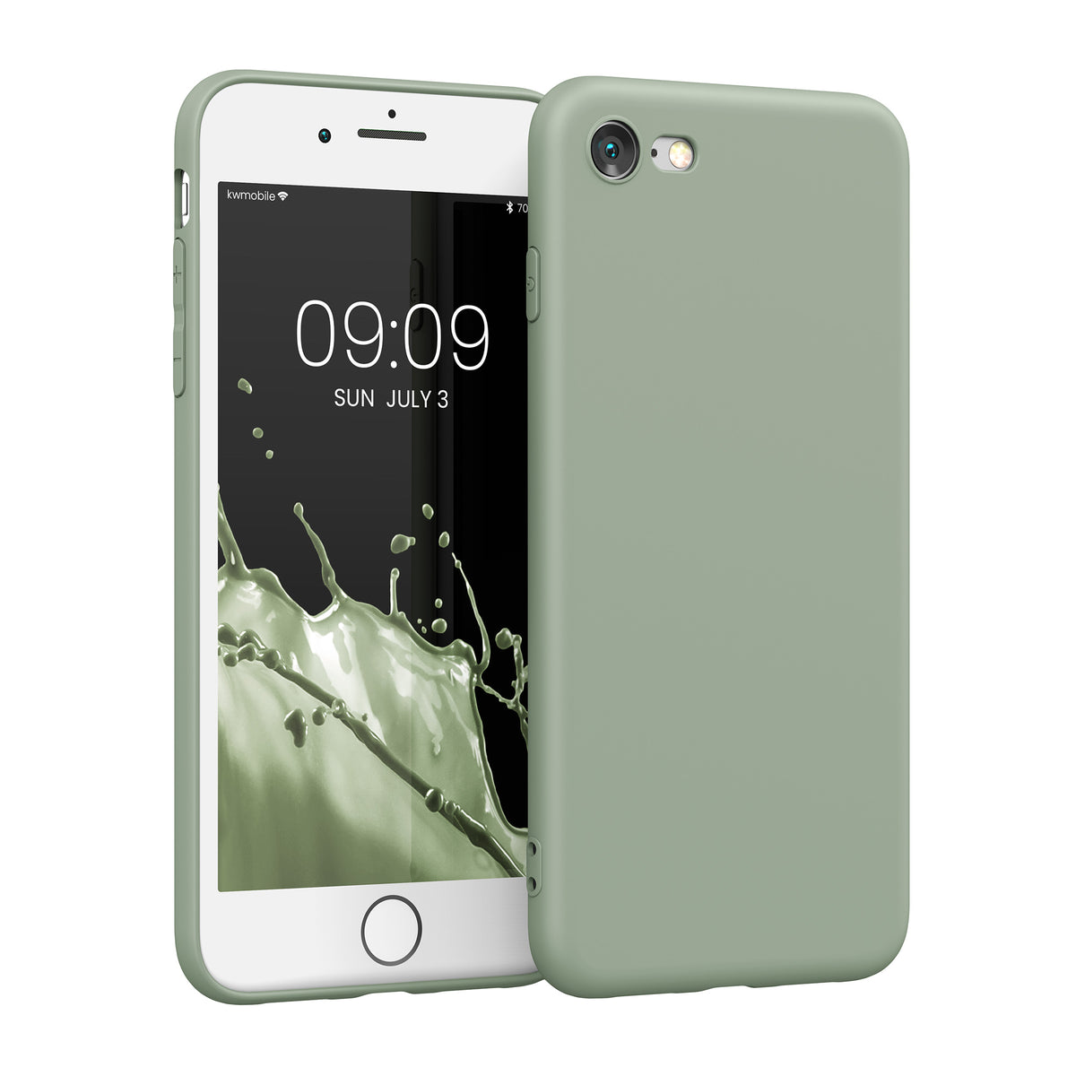 kwmobile Handyhülle für Apple iPhone SE (2022) / SE (2020) / 8 / 7 Hülle - weiches Handy Silikon Case - Schutzhülle Cover