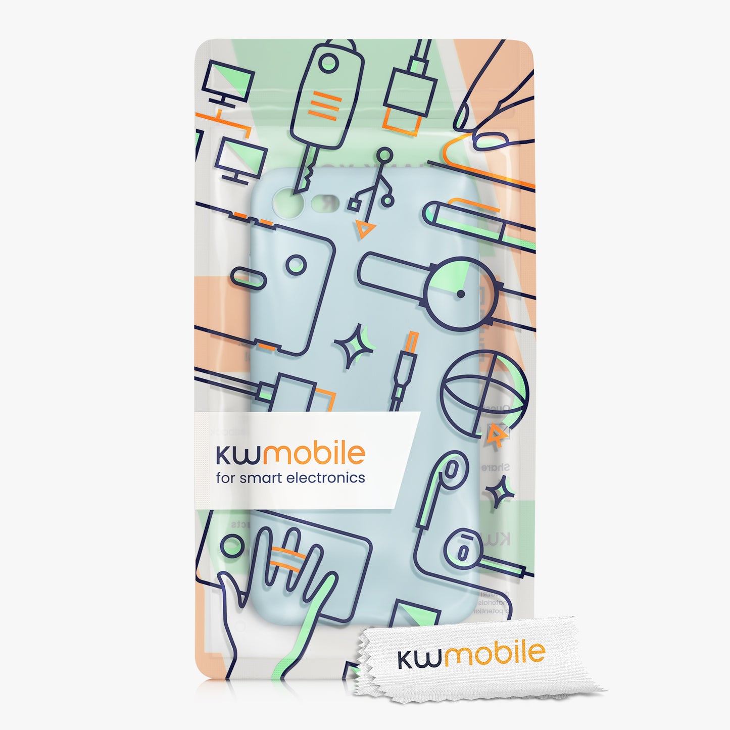 kwmobile Handyhülle für Apple iPhone SE (2022) / SE (2020) / 8 / 7 Hülle - weiches Handy Silikon Case - Schutzhülle Cover