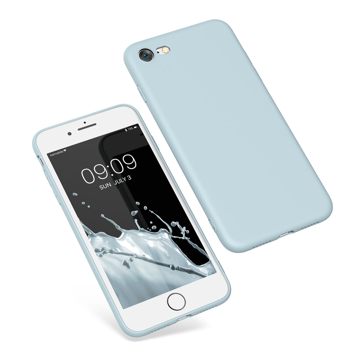 kwmobile Handyhülle für Apple iPhone SE (2022) / SE (2020) / 8 / 7 Hülle - weiches Handy Silikon Case - Schutzhülle Cover