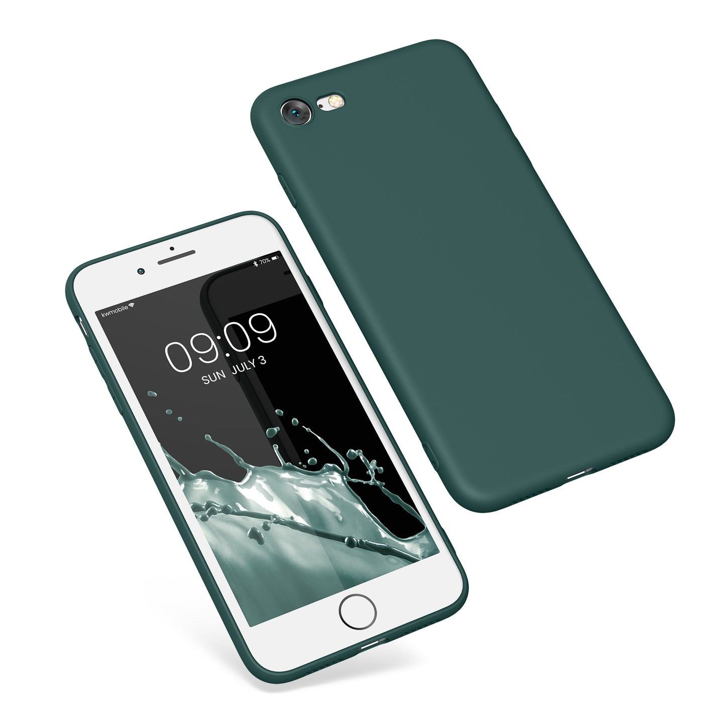 kwmobile Handyhülle für Apple iPhone SE (2022) / SE (2020) / 8 / 7 Hülle - weiches Handy Silikon Case - Schutzhülle Cover