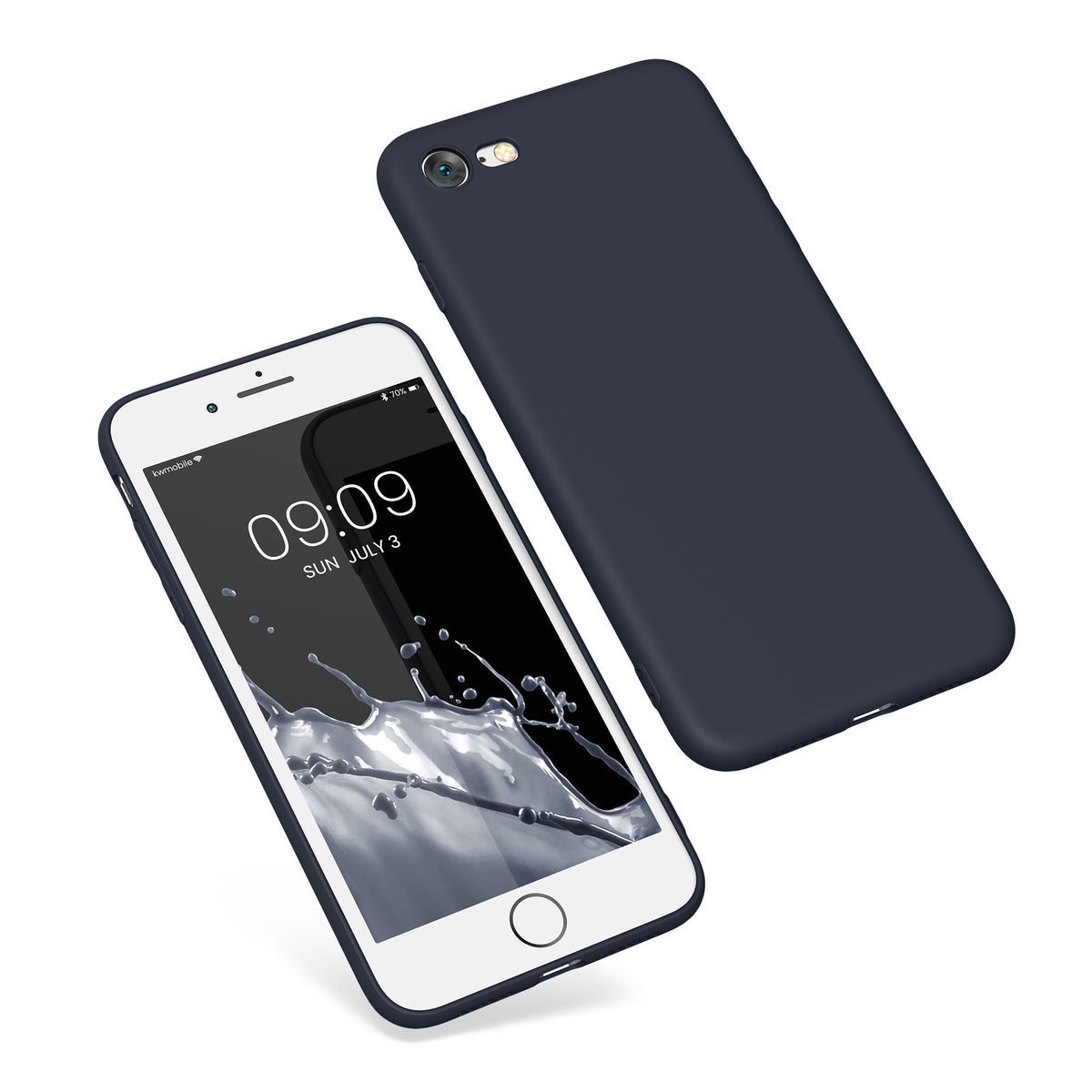 kwmobile Handyhülle für Apple iPhone SE (2022) / SE (2020) / 8 / 7 Hülle - weiches Handy Silikon Case - Schutzhülle Cover