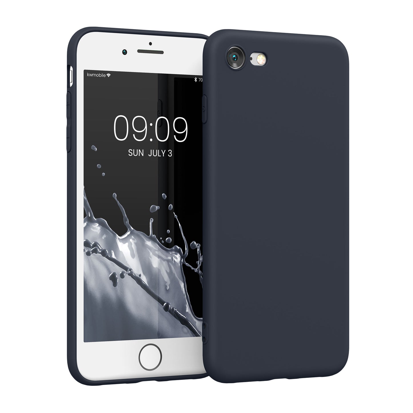 kwmobile Handyhülle für Apple iPhone SE (2022) / SE (2020) / 8 / 7 Hülle - weiches Handy Silikon Case - Schutzhülle Cover
