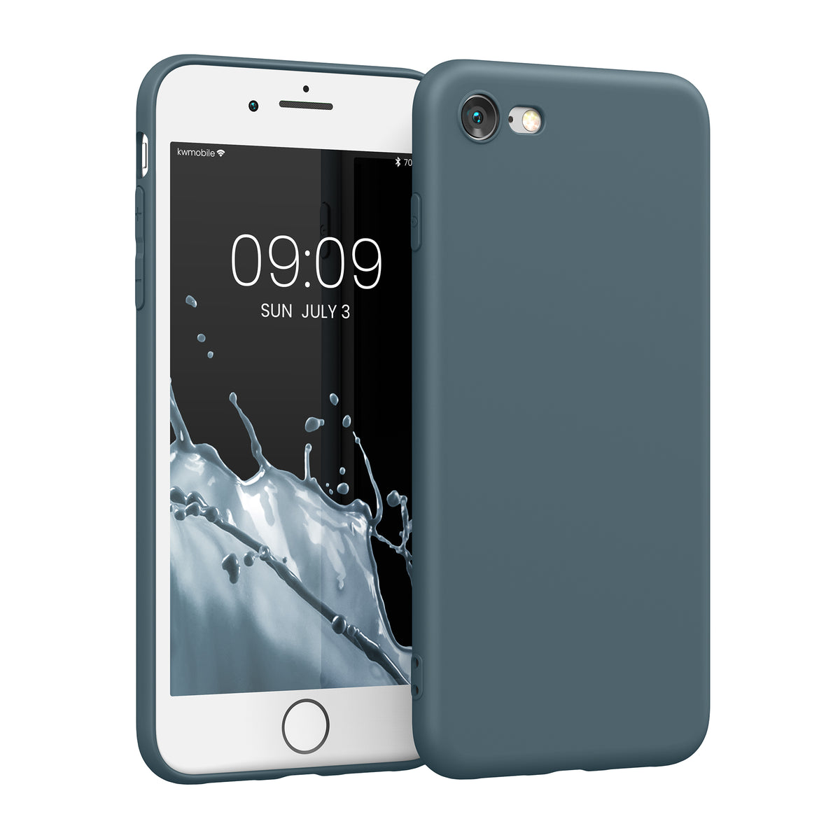 kwmobile Handyhülle für Apple iPhone SE (2022) / SE (2020) / 8 / 7 Hülle - weiches Handy Silikon Case - Schutzhülle Cover
