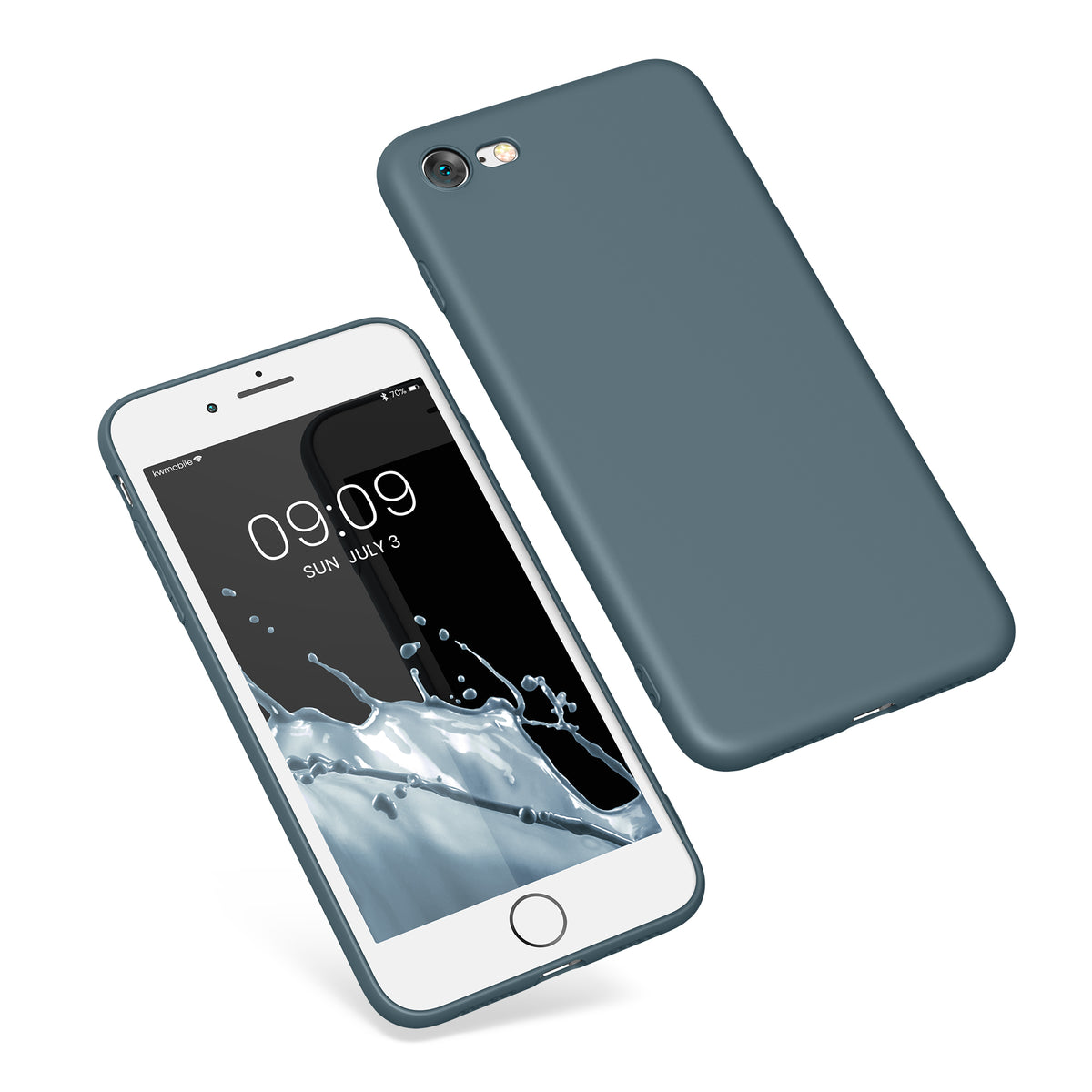kwmobile Handyhülle für Apple iPhone SE (2022) / SE (2020) / 8 / 7 Hülle - weiches Handy Silikon Case - Schutzhülle Cover