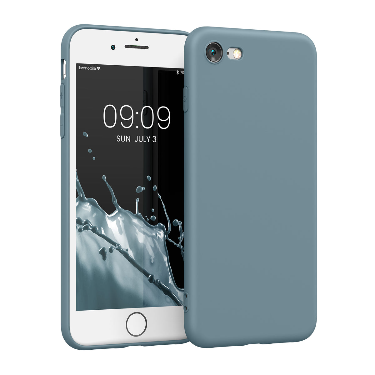 kwmobile Handyhülle für Apple iPhone SE (2022) / SE (2020) / 8 / 7 Hülle - weiches Handy Silikon Case - Schutzhülle Cover