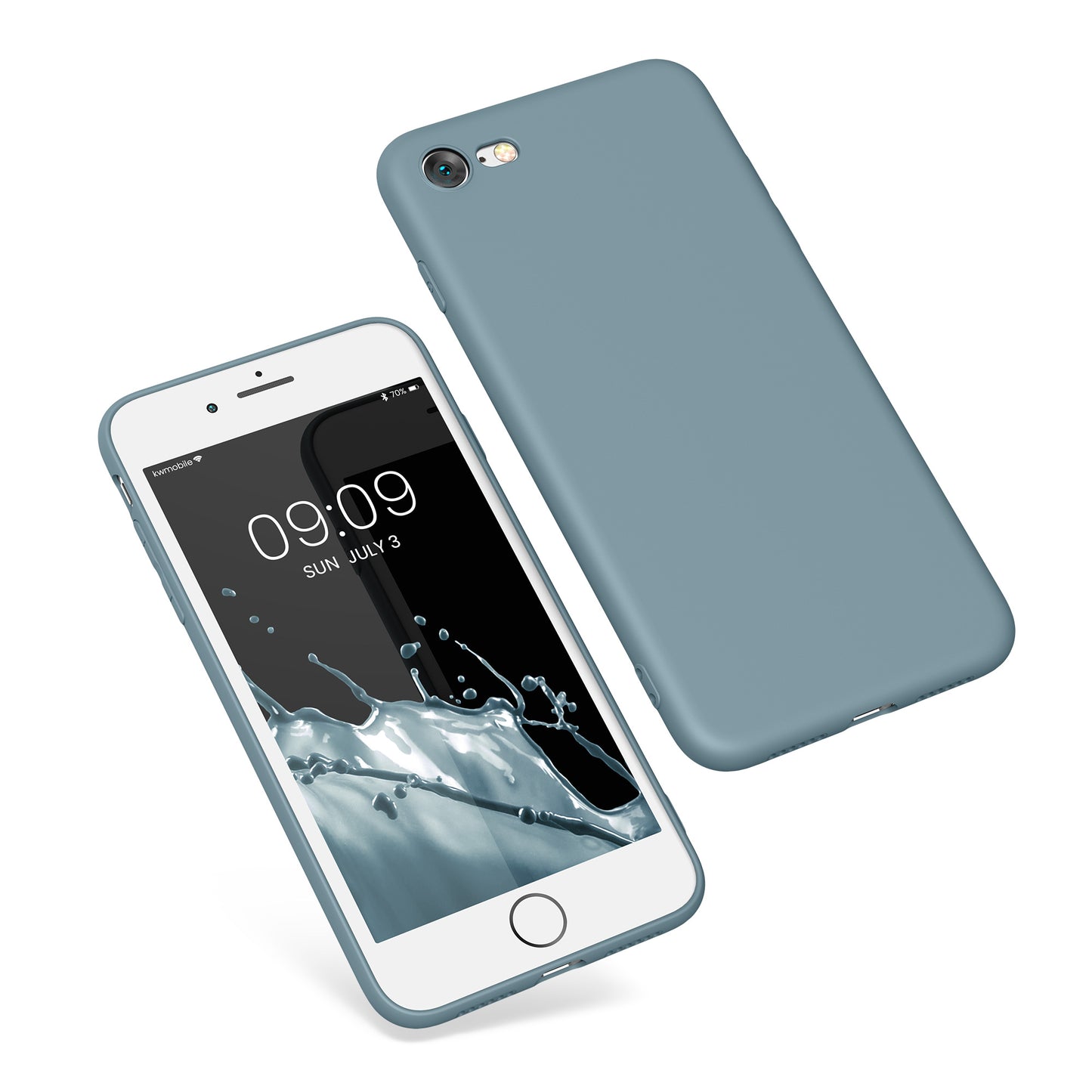 kwmobile Handyhülle für Apple iPhone SE (2022) / SE (2020) / 8 / 7 Hülle - weiches Handy Silikon Case - Schutzhülle Cover