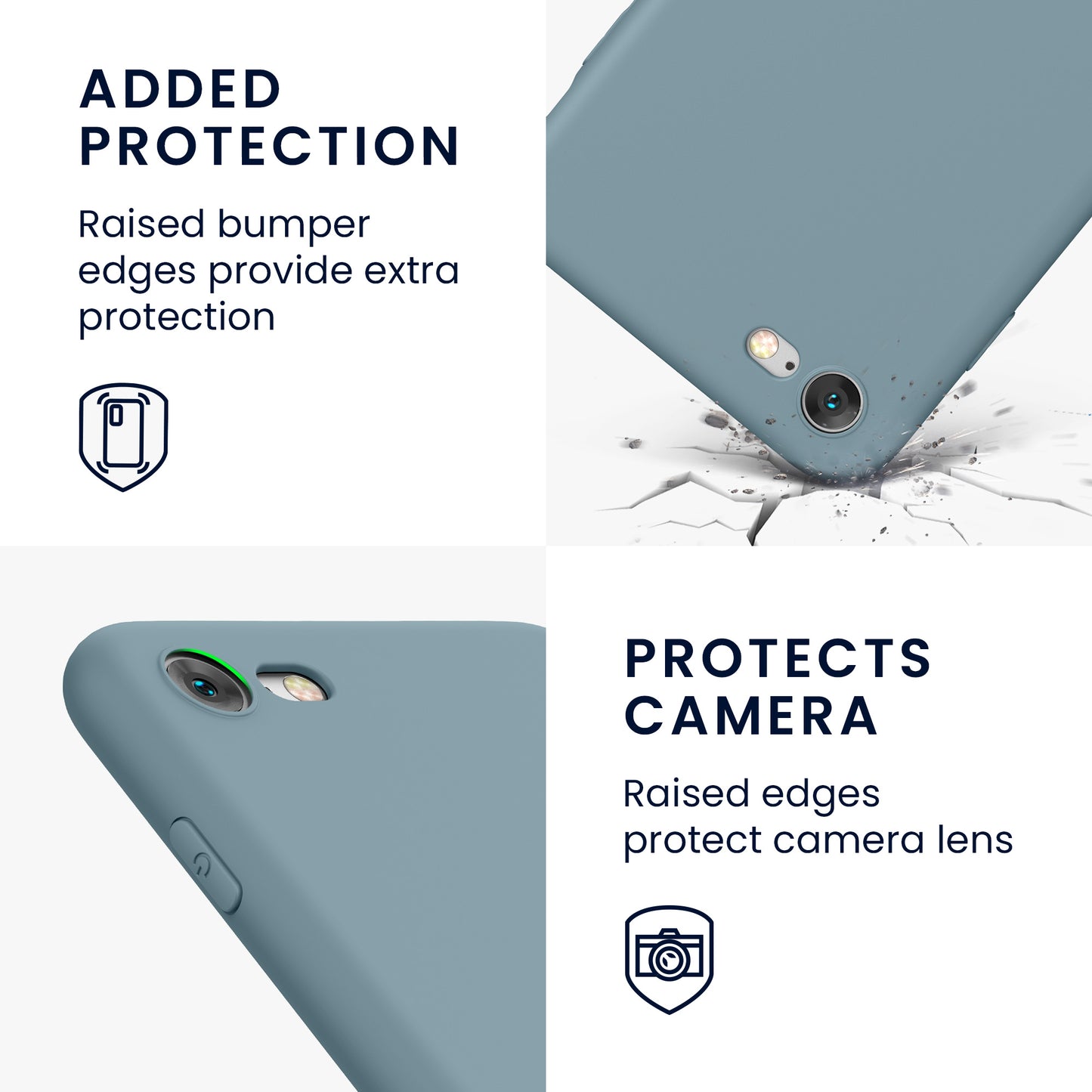kwmobile Handyhülle für Apple iPhone SE (2022) / SE (2020) / 8 / 7 Hülle - weiches Handy Silikon Case - Schutzhülle Cover