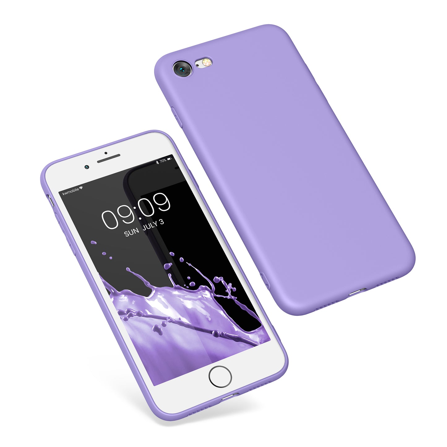 kwmobile Handyhülle für Apple iPhone SE (2022) / SE (2020) / 8 / 7 Hülle - weiches Handy Silikon Case - Schutzhülle Cover