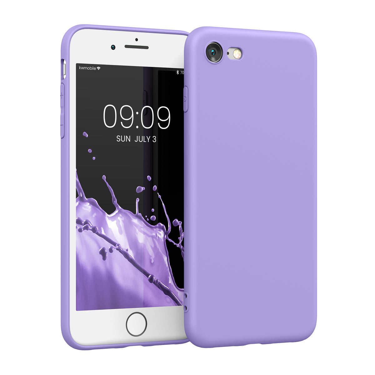 kwmobile Handyhülle für Apple iPhone SE (2022) / SE (2020) / 8 / 7 Hülle - weiches Handy Silikon Case - Schutzhülle Cover