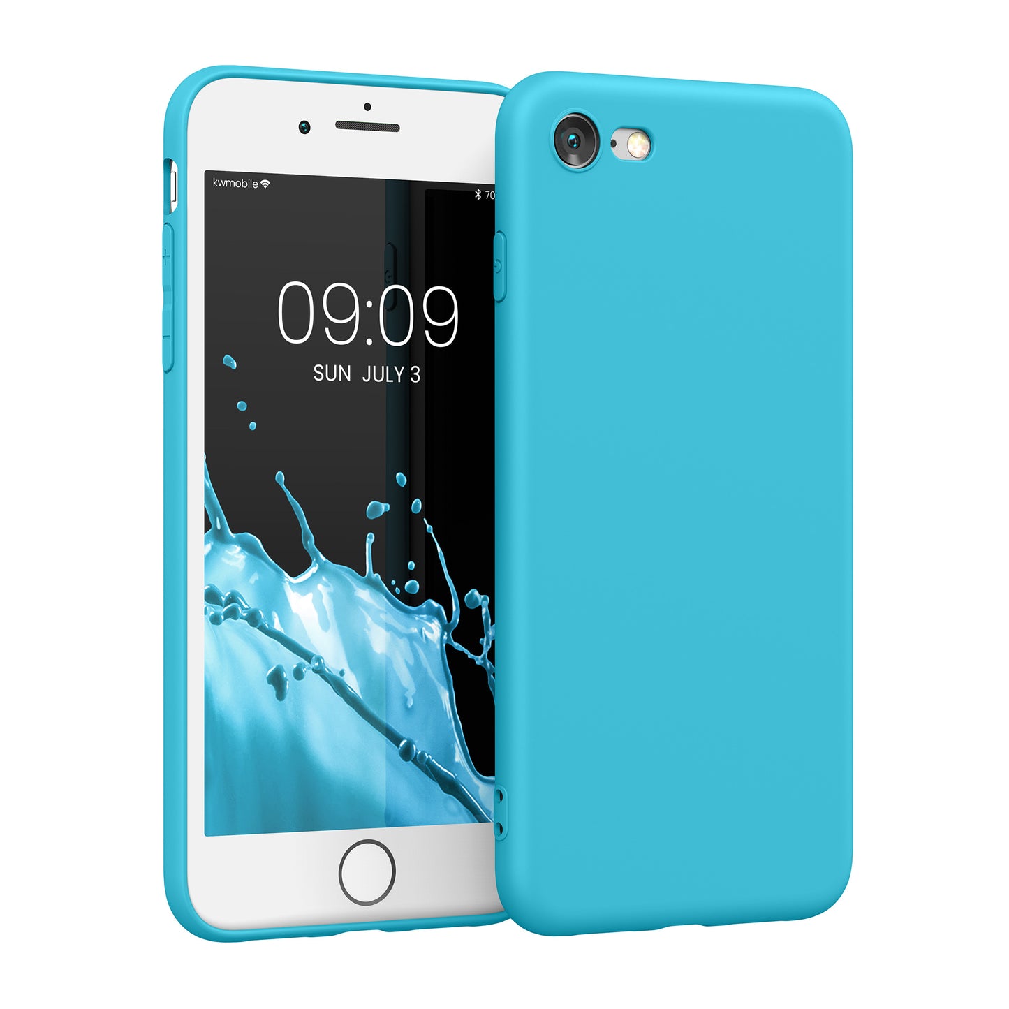 kwmobile Handyhülle für Apple iPhone SE (2022) / SE (2020) / 8 / 7 Hülle - weiches Handy Silikon Case - Schutzhülle Cover
