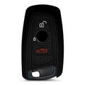 kwmobile Schlüsselhülle für BMW 3-Tasten Funk Autoschlüssel (nur Keyless Go) Hülle - Autoschlüssel Schlüssel Hülle - Schlüsselschutz Gehäuse