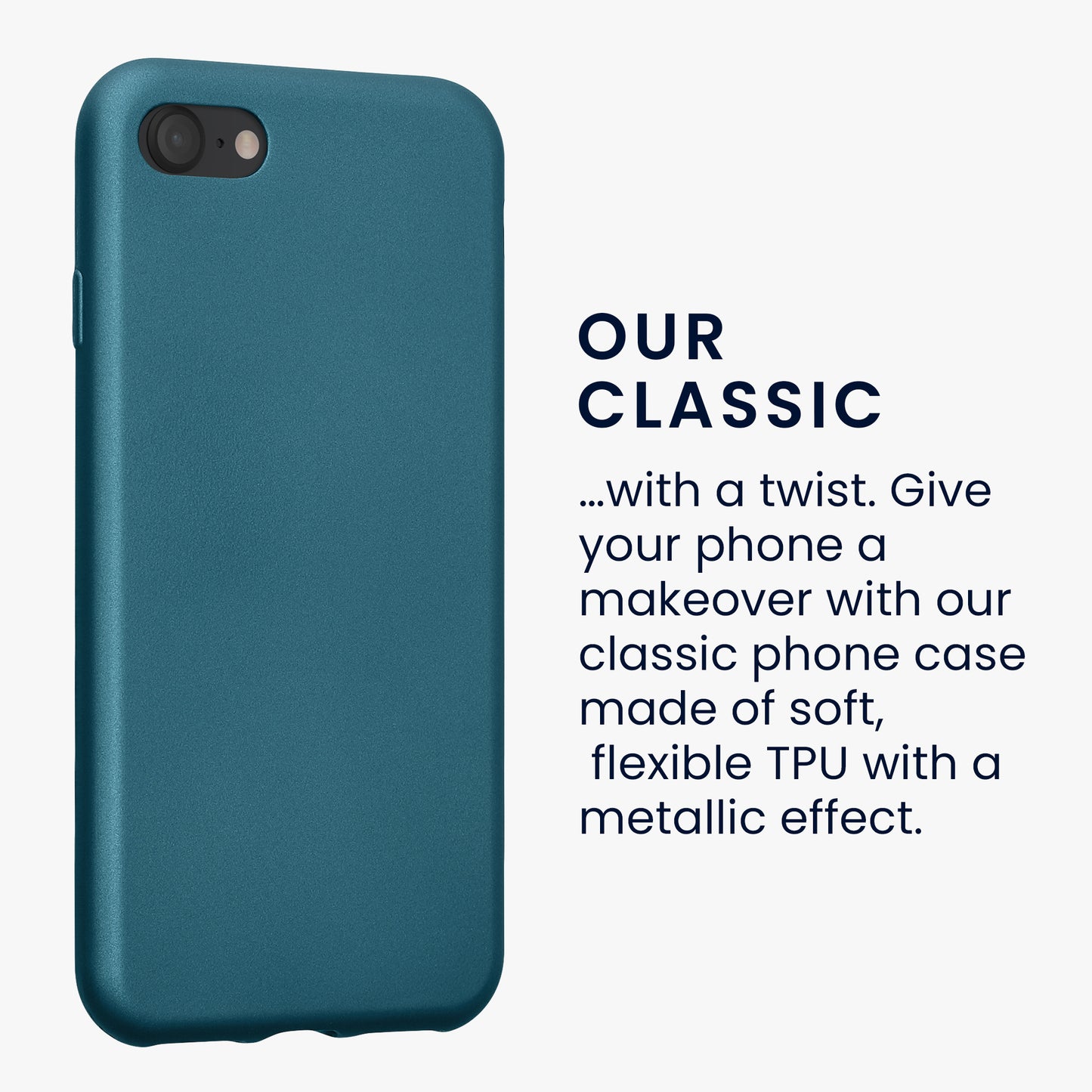 kwmobile Handyhülle für Apple iPhone SE (2022) / SE (2020) / 8 / 7 Hülle - Silikon Case - Schutzhülle Cover