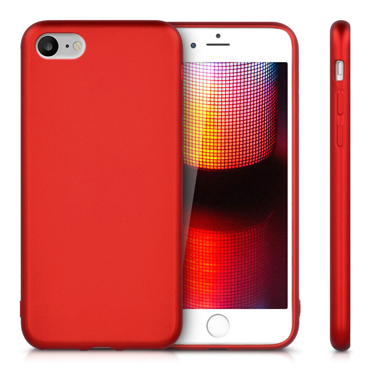 kwmobile Handyhülle für Apple iPhone SE (2022) / SE (2020) / 8 / 7 Hülle - Silikon Case - Schutzhülle Cover