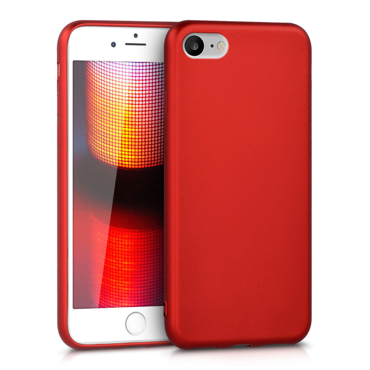 kwmobile Handyhülle für Apple iPhone SE (2022) / SE (2020) / 8 / 7 Hülle - Silikon Case - Schutzhülle Cover