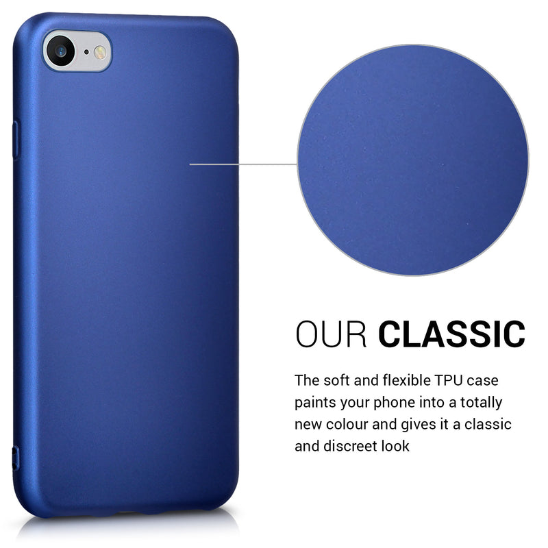 kwmobile Handyhülle für Apple iPhone SE (2022) / SE (2020) / 8 / 7 Hülle - Silikon Case - Schutzhülle Cover