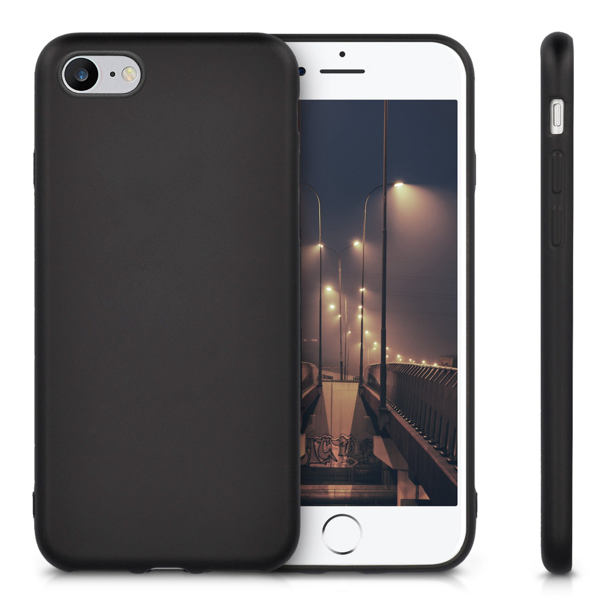 kwmobile Handyhülle für Apple iPhone SE (2022) / SE (2020) / 8 / 7 Hülle - Silikon Case - Schutzhülle Cover
