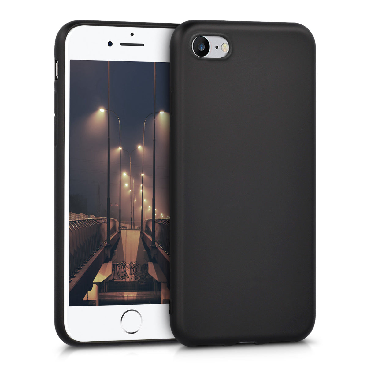 kwmobile Handyhülle für Apple iPhone SE (2022) / SE (2020) / 8 / 7 Hülle - Silikon Case - Schutzhülle Cover
