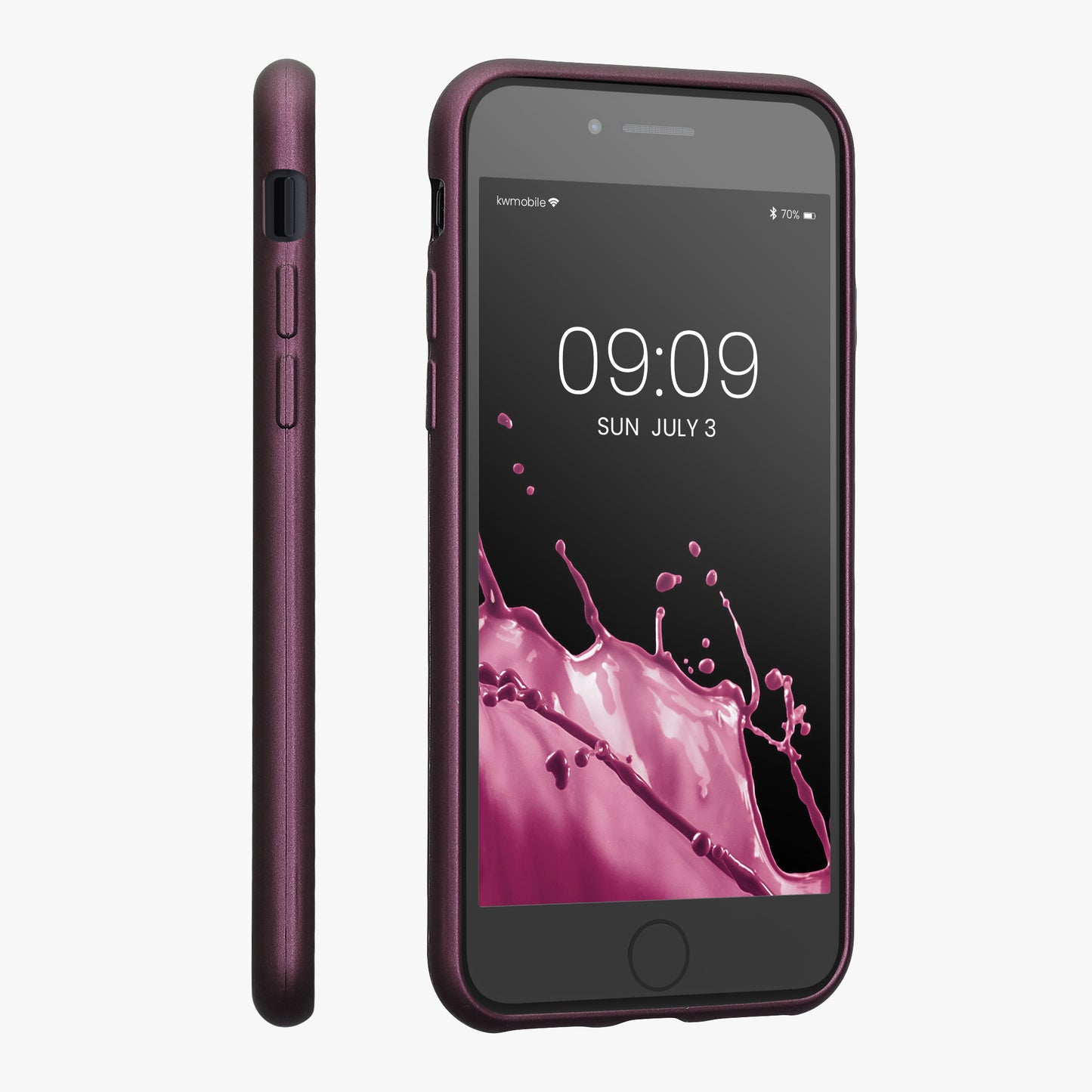 kwmobile Handyhülle für Apple iPhone SE (2022) / SE (2020) / 8 / 7 Hülle - Silikon Case - Schutzhülle Cover