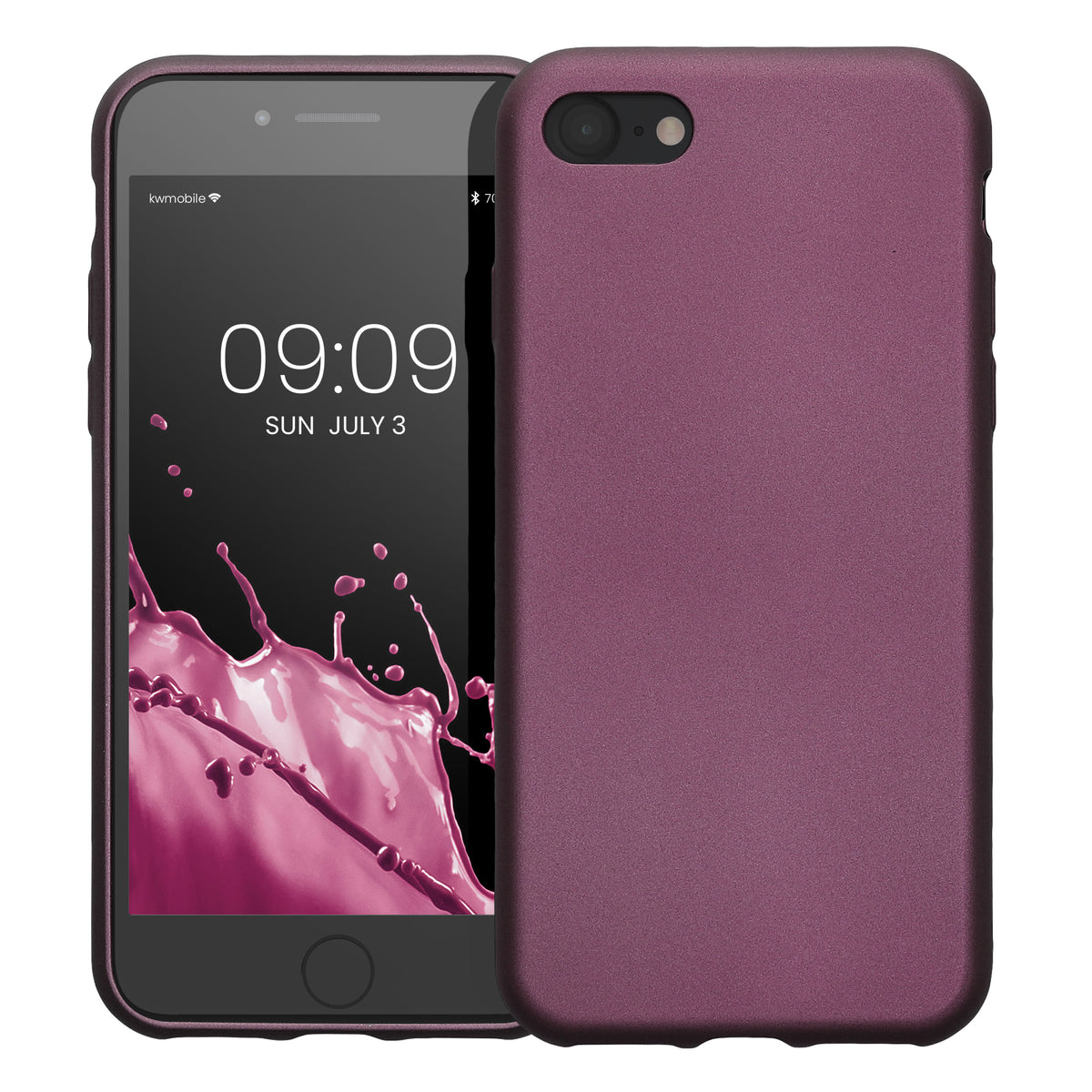 kwmobile Handyhülle für Apple iPhone SE (2022) / SE (2020) / 8 / 7 Hülle - Silikon Case - Schutzhülle Cover