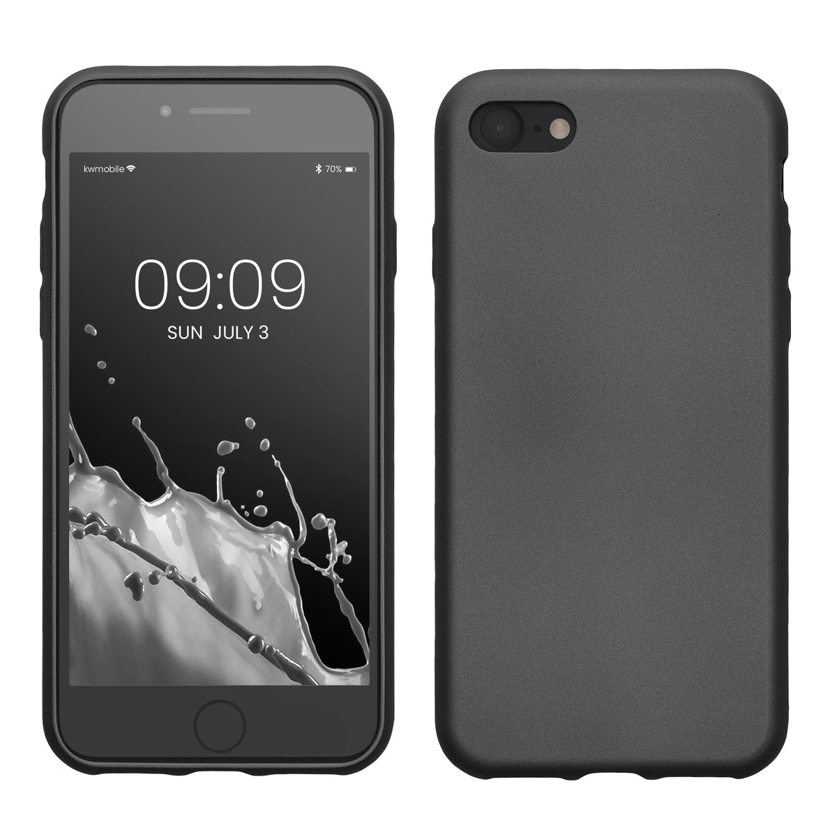 kwmobile Handyhülle für Apple iPhone SE (2022) / SE (2020) / 8 / 7 Hülle - Silikon Case - Schutzhülle Cover