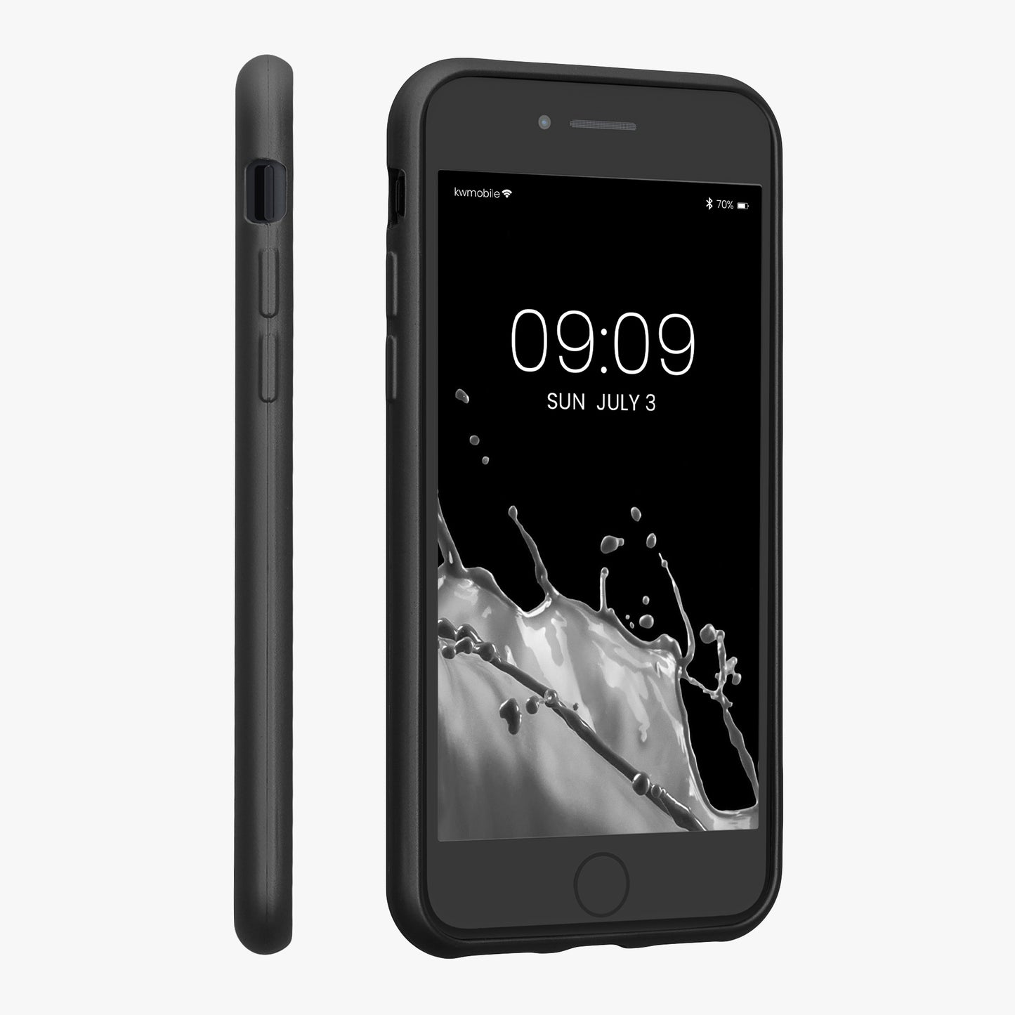 kwmobile Handyhülle für Apple iPhone SE (2022) / SE (2020) / 8 / 7 Hülle - Silikon Case - Schutzhülle Cover