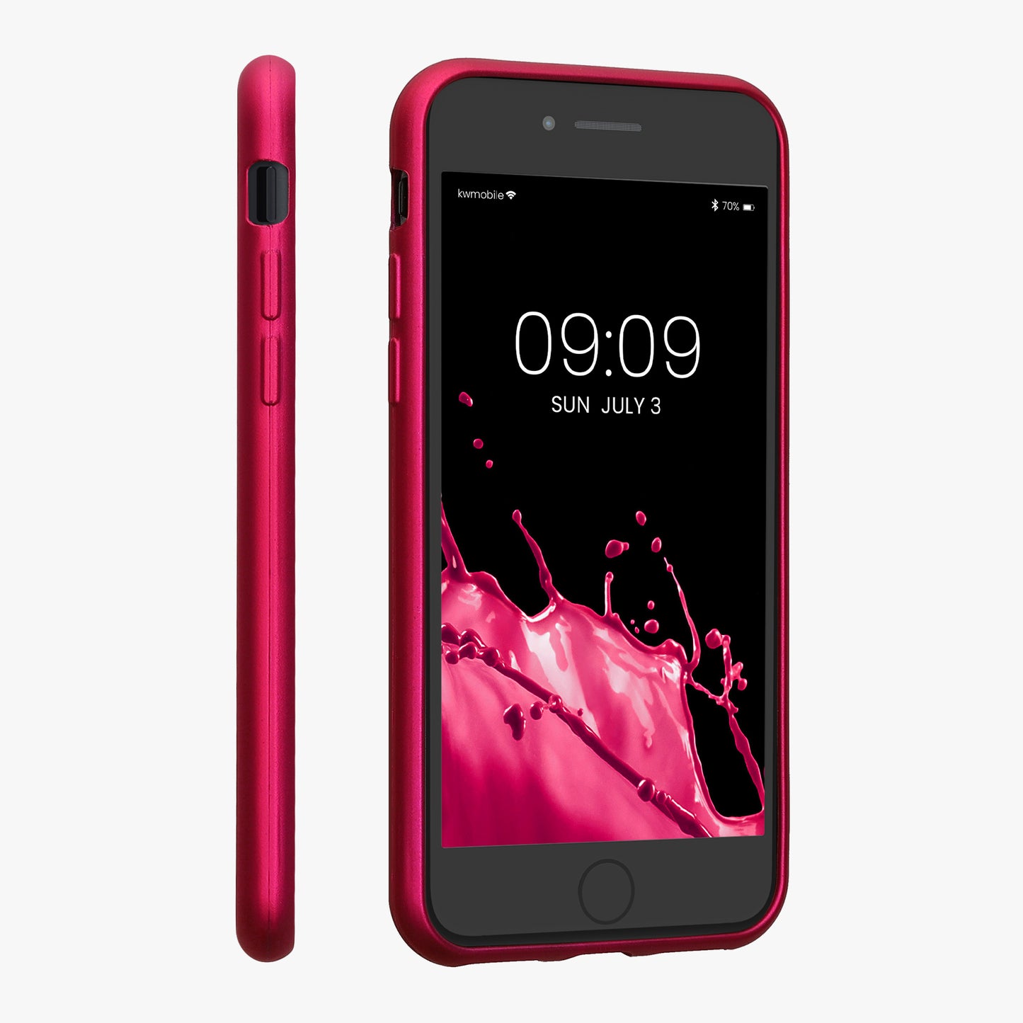 kwmobile Handyhülle für Apple iPhone SE (2022) / SE (2020) / 8 / 7 Hülle - Silikon Case - Schutzhülle Cover