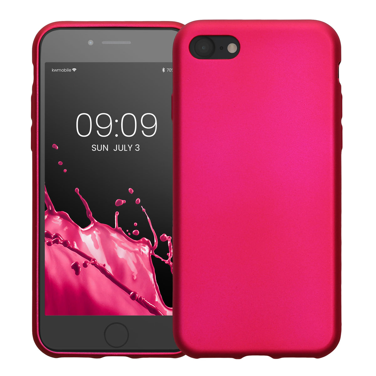 kwmobile Handyhülle für Apple iPhone SE (2022) / SE (2020) / 8 / 7 Hülle - Silikon Case - Schutzhülle Cover