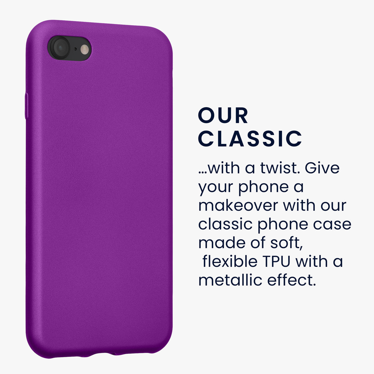 kwmobile Handyhülle für Apple iPhone SE (2022) / SE (2020) / 8 / 7 Hülle - Silikon Case - Schutzhülle Cover