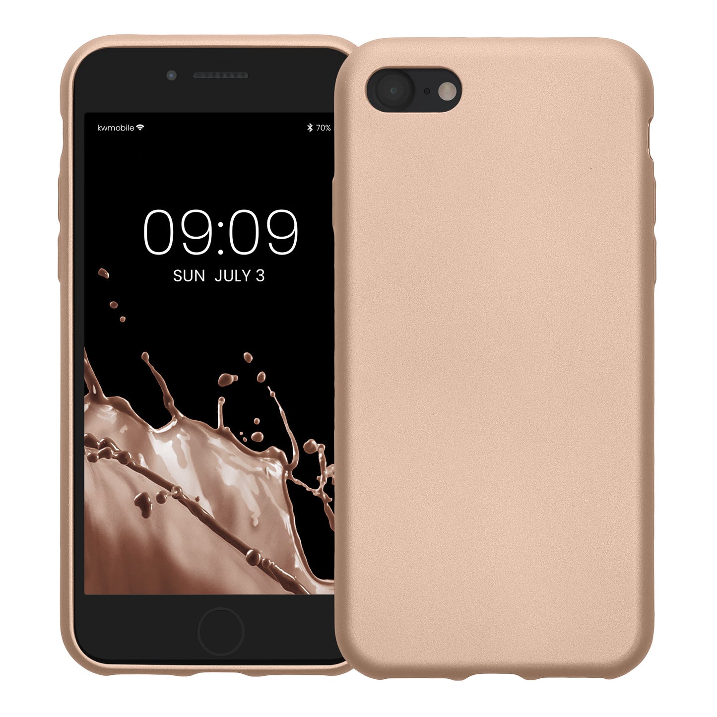 kwmobile Handyhülle für Apple iPhone SE (2022) / SE (2020) / 8 / 7 Hülle - Silikon Case - Schutzhülle Cover