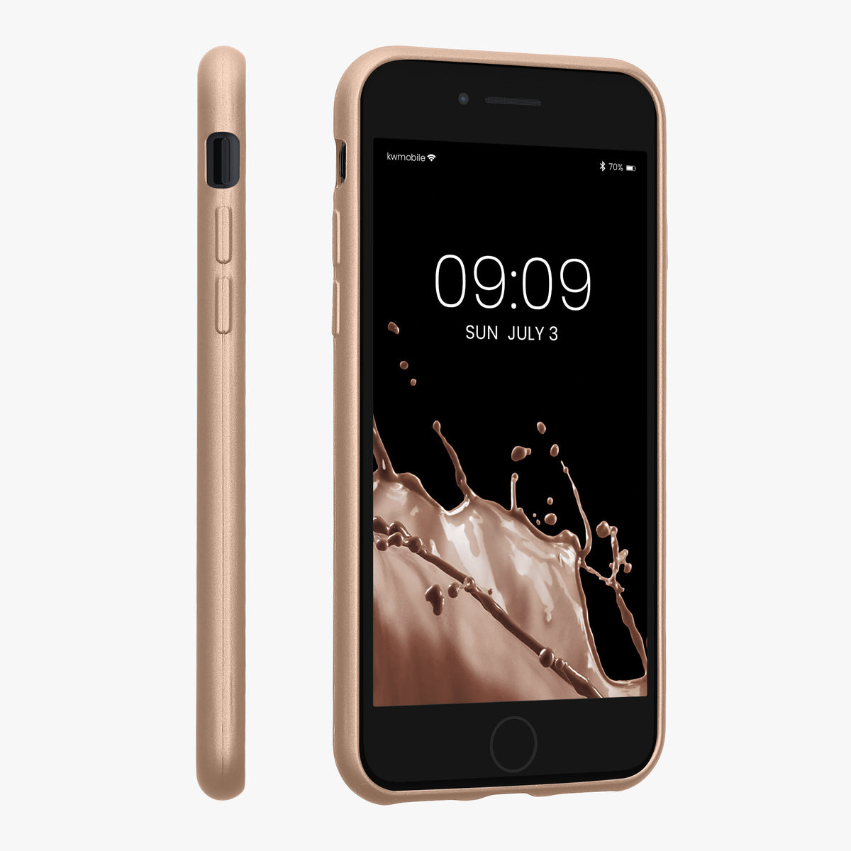 kwmobile Handyhülle für Apple iPhone SE (2022) / SE (2020) / 8 / 7 Hülle - Silikon Case - Schutzhülle Cover