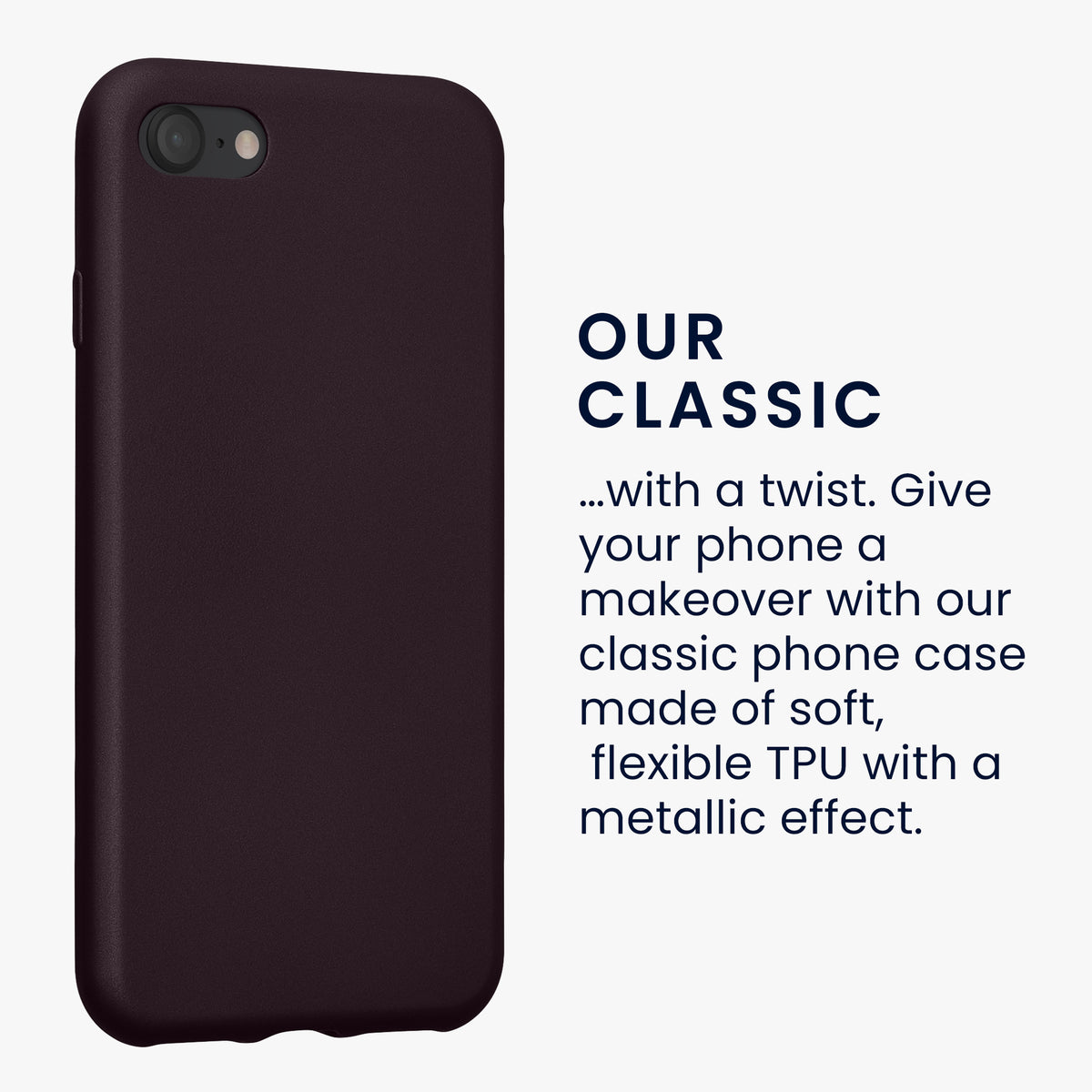 kwmobile Handyhülle für Apple iPhone SE (2022) / SE (2020) / 8 / 7 Hülle - Silikon Case - Schutzhülle Cover