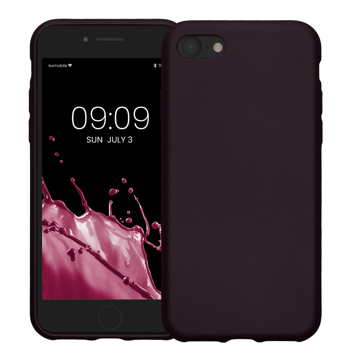 kwmobile Handyhülle für Apple iPhone SE (2022) / SE (2020) / 8 / 7 Hülle - Silikon Case - Schutzhülle Cover