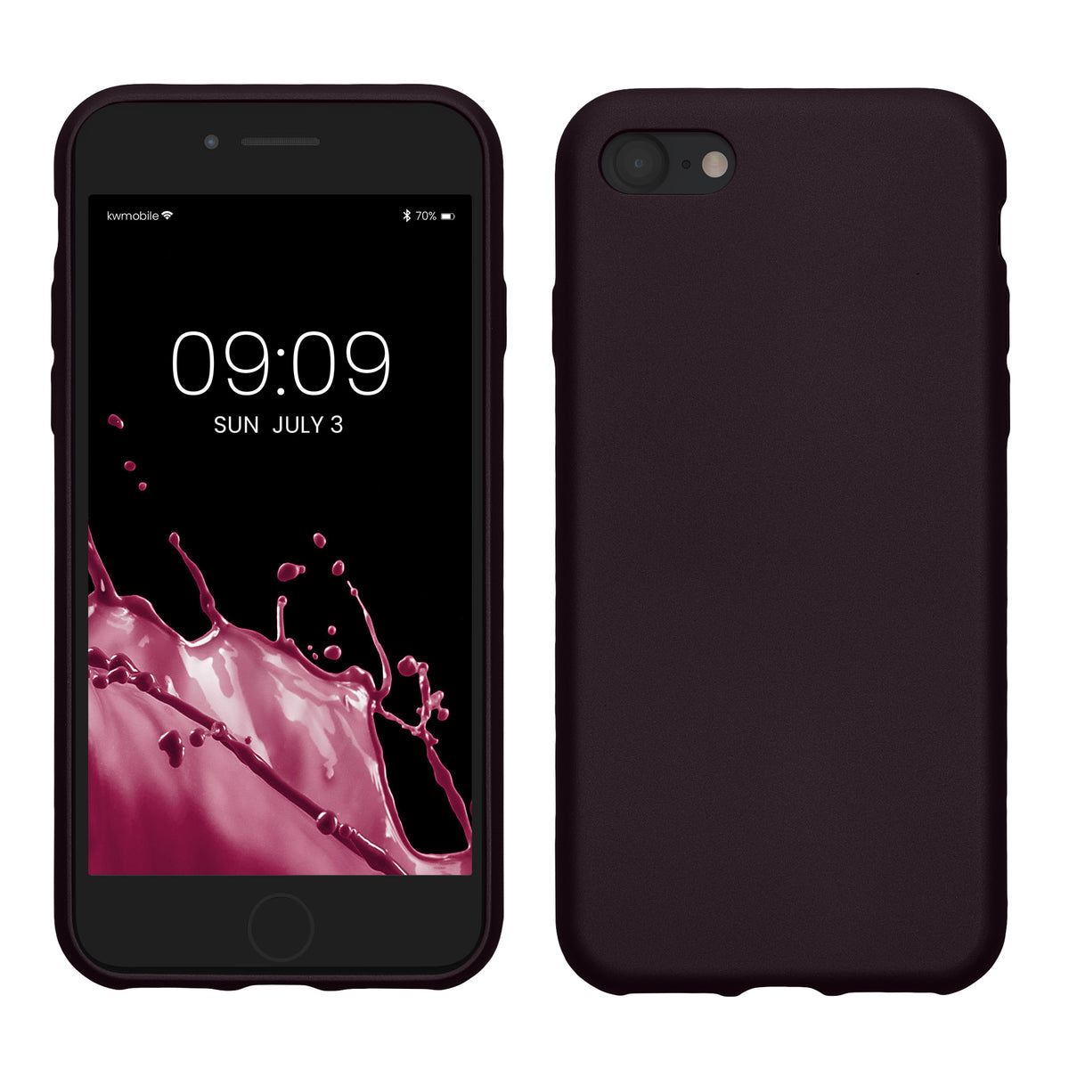 kwmobile Handyhülle für Apple iPhone SE (2022) / SE (2020) / 8 / 7 Hülle - Silikon Case - Schutzhülle Cover