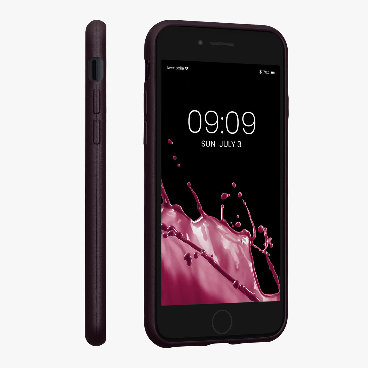 kwmobile Handyhülle für Apple iPhone SE (2022) / SE (2020) / 8 / 7 Hülle - Silikon Case - Schutzhülle Cover