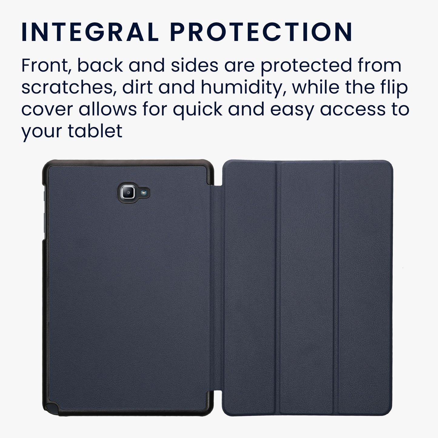 kwmobile Hülle kompatibel mit Samsung Galaxy Tab A 10.1 (S-Pen) (2016) - Smart Cover Tablet Case Schutzhülle - Stand