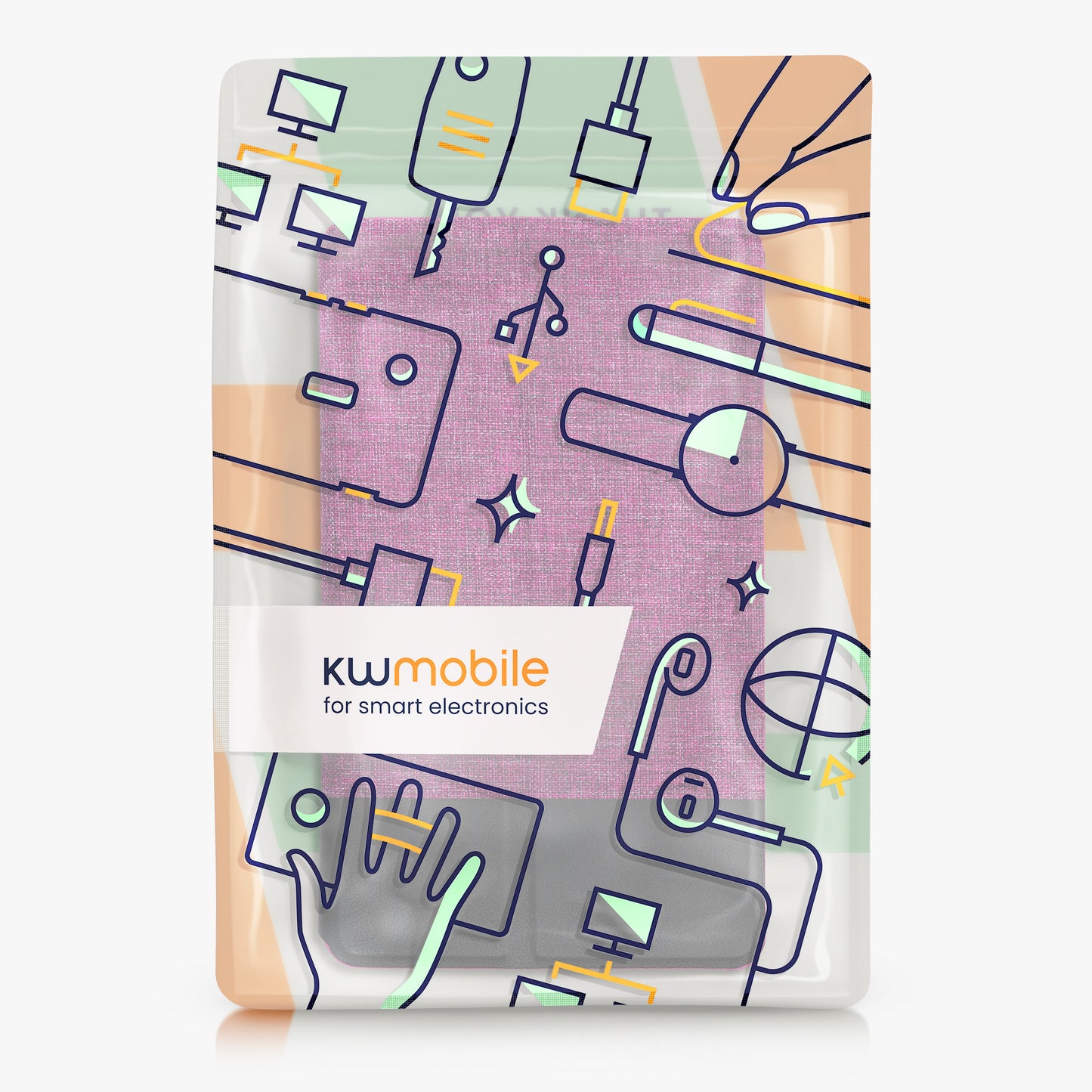 kwmobile Schutzhülle kompatibel mit Huawei MediaPad M3 8.4 - Hülle Slim - Tablet Cover Case mit Ständer