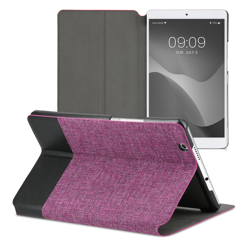 kwmobile Schutzhülle kompatibel mit Huawei MediaPad M3 8.4 - Hülle Slim - Tablet Cover Case mit Ständer