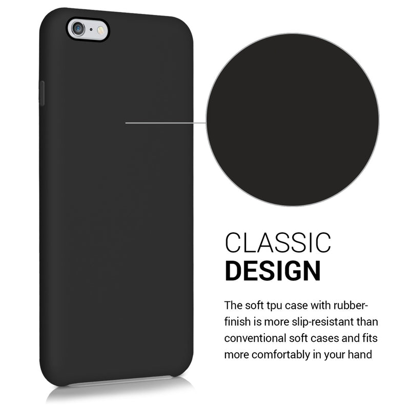 kwmobile Handyhülle für Apple iPhone 6 Plus / 6S Plus Hülle - Case Silikon - Kabelloses Laden - Schutzhülle Cover