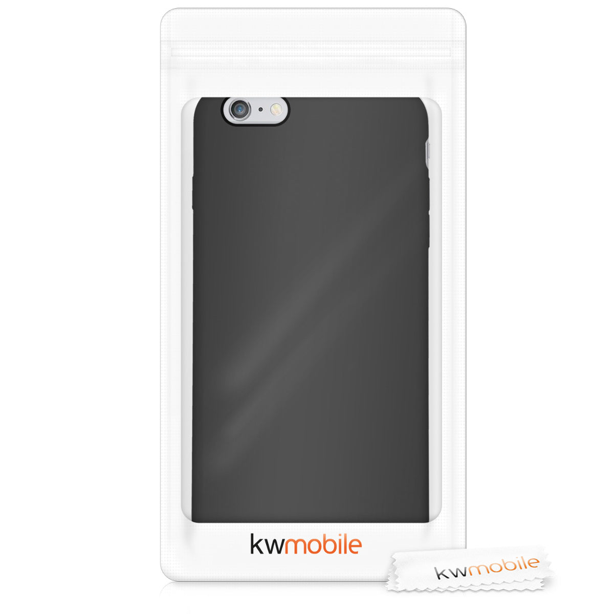 kwmobile Handyhülle für Apple iPhone 6 Plus / 6S Plus Hülle - Case Silikon - Kabelloses Laden - Schutzhülle Cover