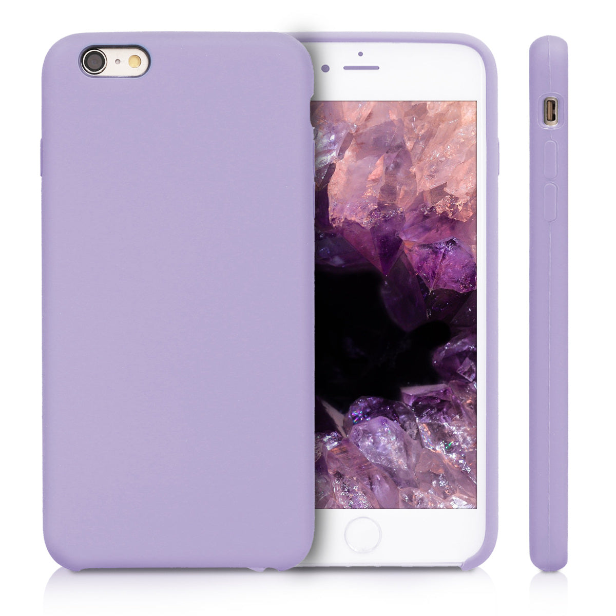 kwmobile Handyhülle für Apple iPhone 6 Plus / 6S Plus Hülle - Case Silikon - Kabelloses Laden - Schutzhülle Cover