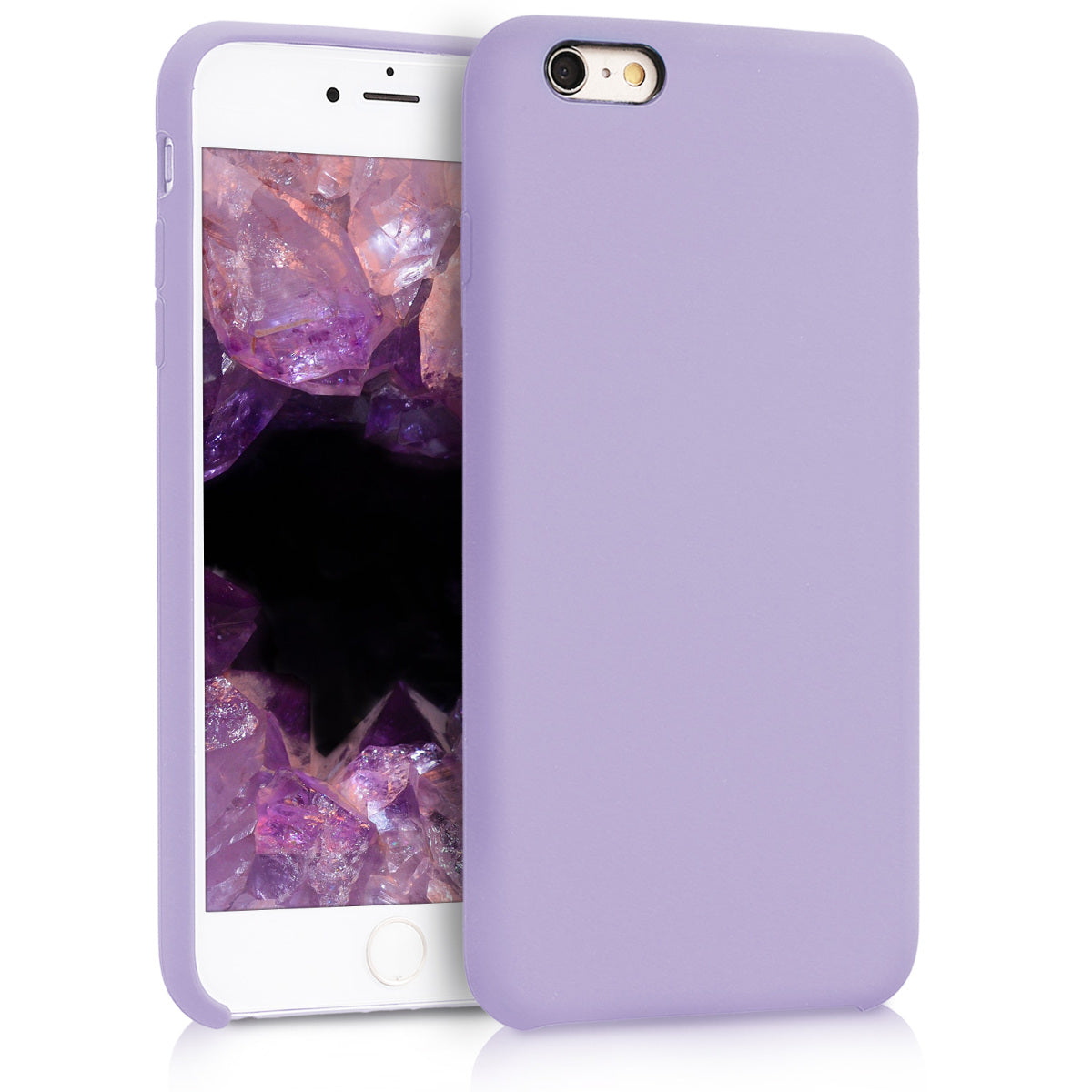 kwmobile Handyhülle für Apple iPhone 6 Plus / 6S Plus Hülle - Case Silikon - Kabelloses Laden - Schutzhülle Cover