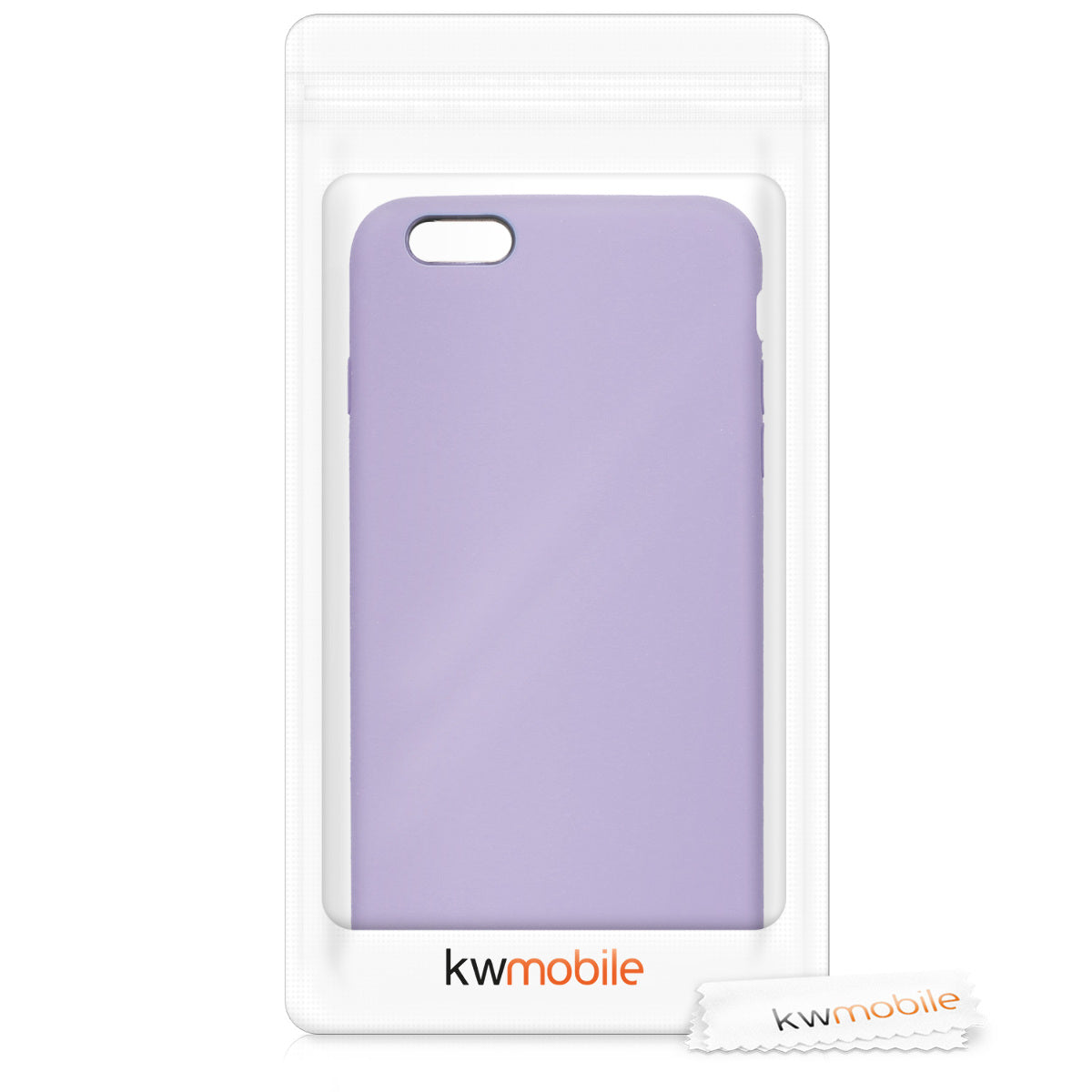 kwmobile Handyhülle für Apple iPhone 6 Plus / 6S Plus Hülle - Case Silikon - Kabelloses Laden - Schutzhülle Cover