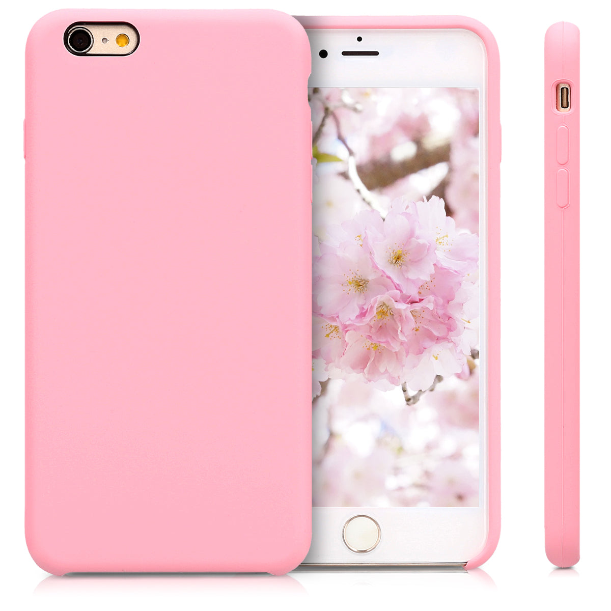 kwmobile Handyhülle für Apple iPhone 6 Plus / 6S Plus Hülle - Case Silikon - Kabelloses Laden - Schutzhülle Cover