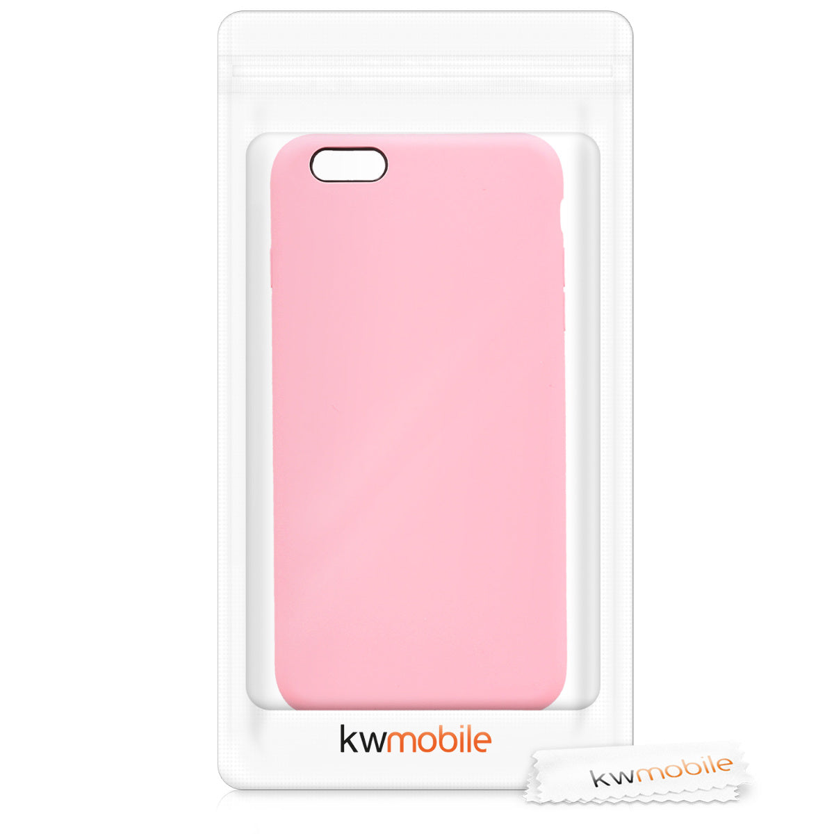 kwmobile Handyhülle für Apple iPhone 6 Plus / 6S Plus Hülle - Case Silikon - Kabelloses Laden - Schutzhülle Cover