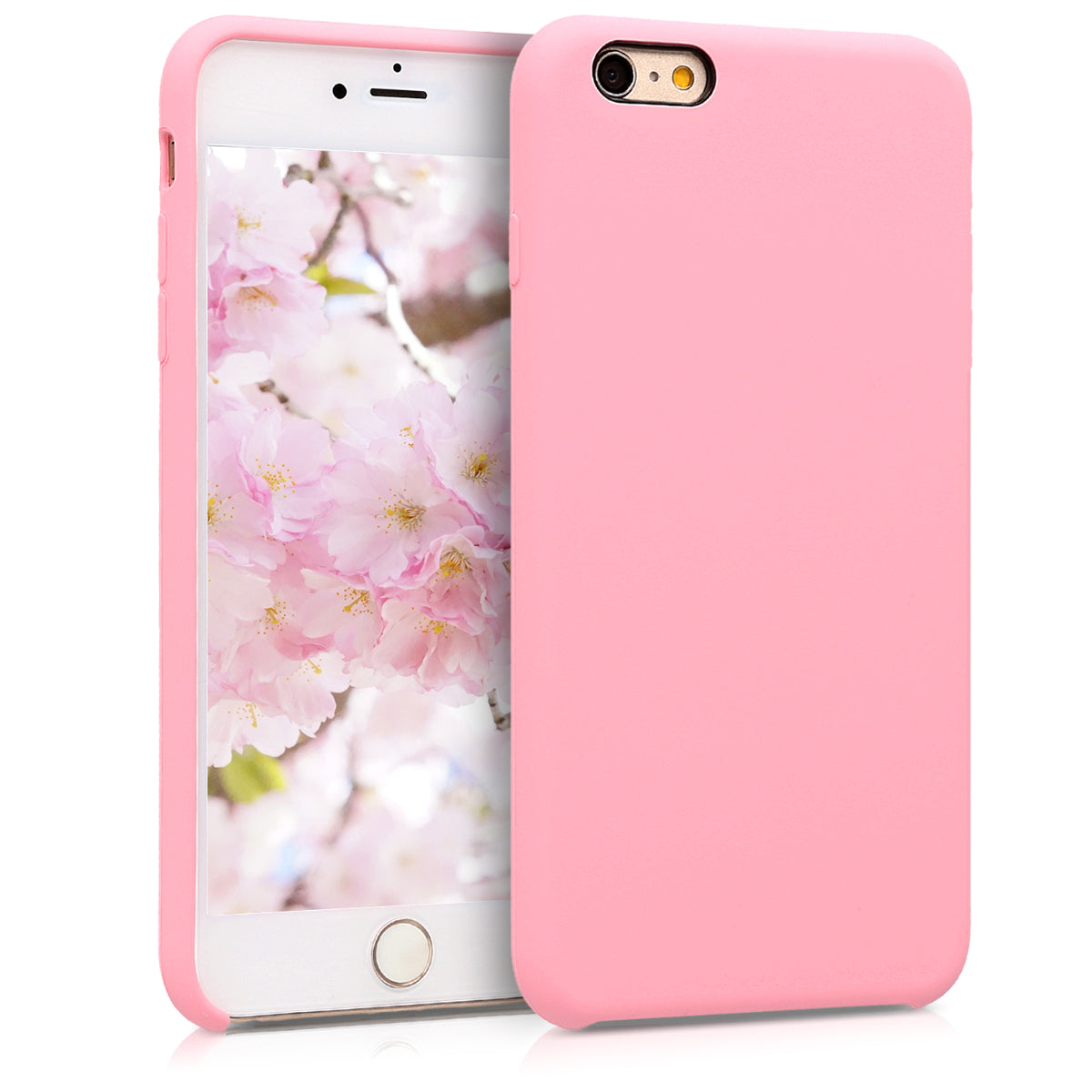 kwmobile Handyhülle für Apple iPhone 6 Plus / 6S Plus Hülle - Case Silikon - Kabelloses Laden - Schutzhülle Cover